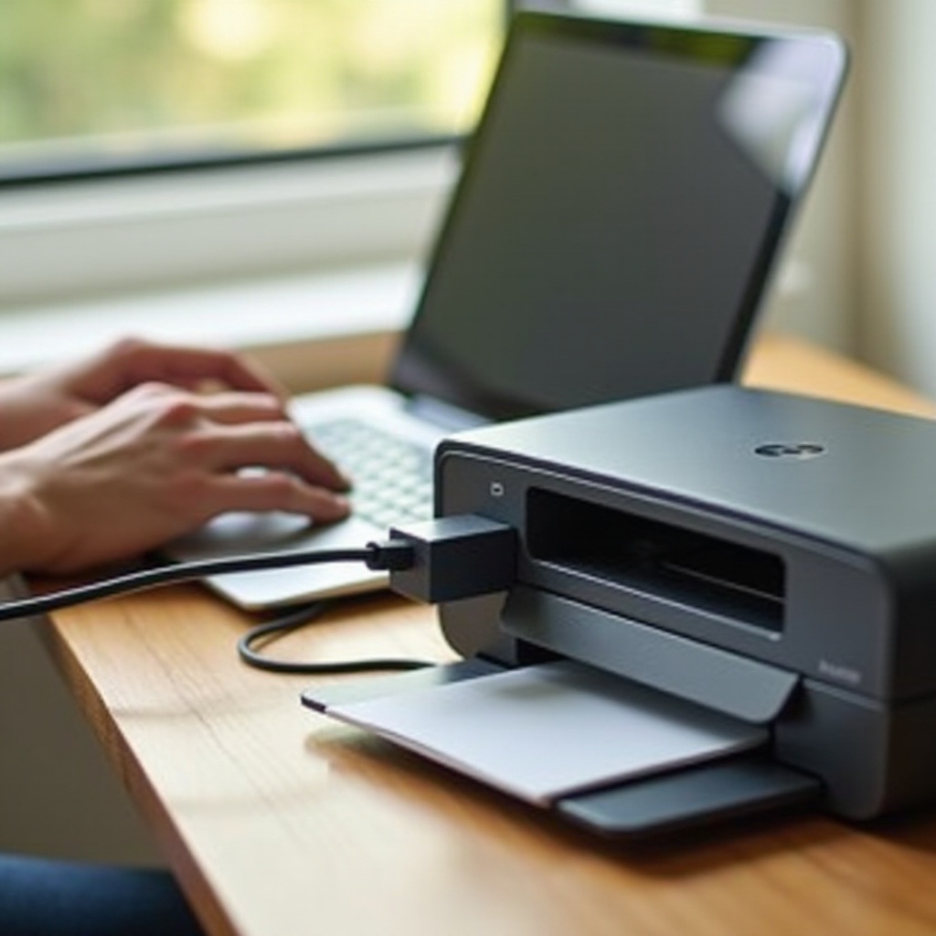 cara menghubungkan printer hp 7900 saya ke laptop saya