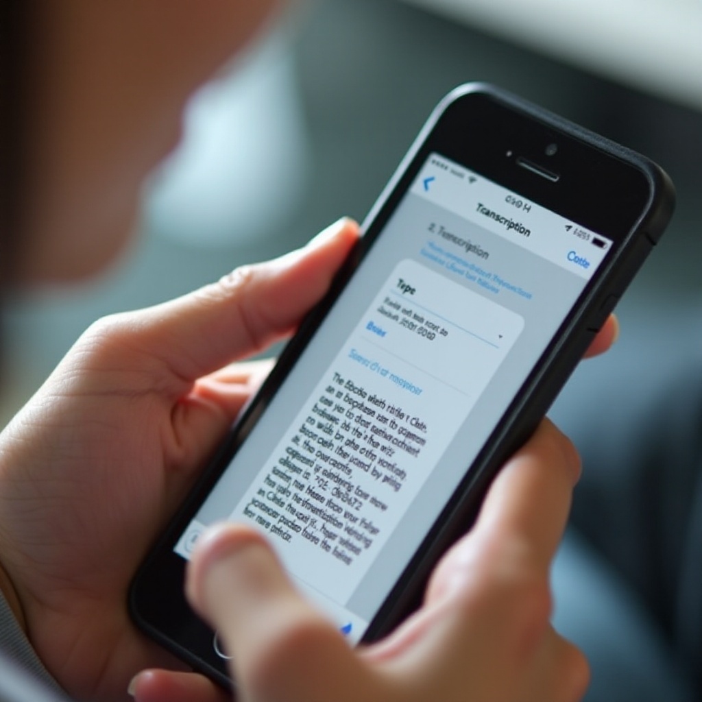 how to transcribe iphone voice memos