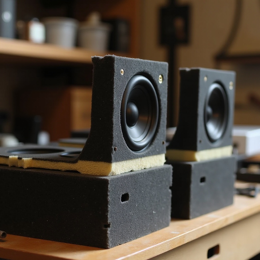 how to refoam speakers