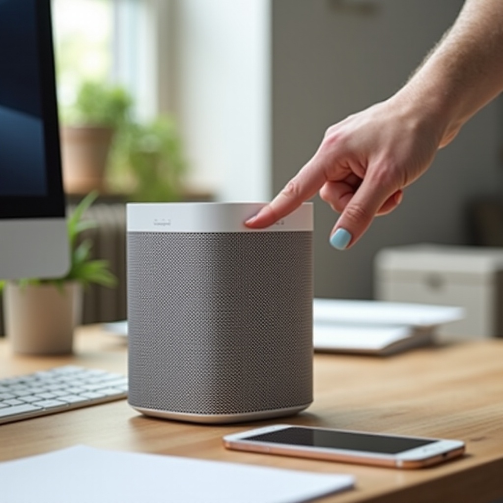 cara memulai ulang speaker Sonos