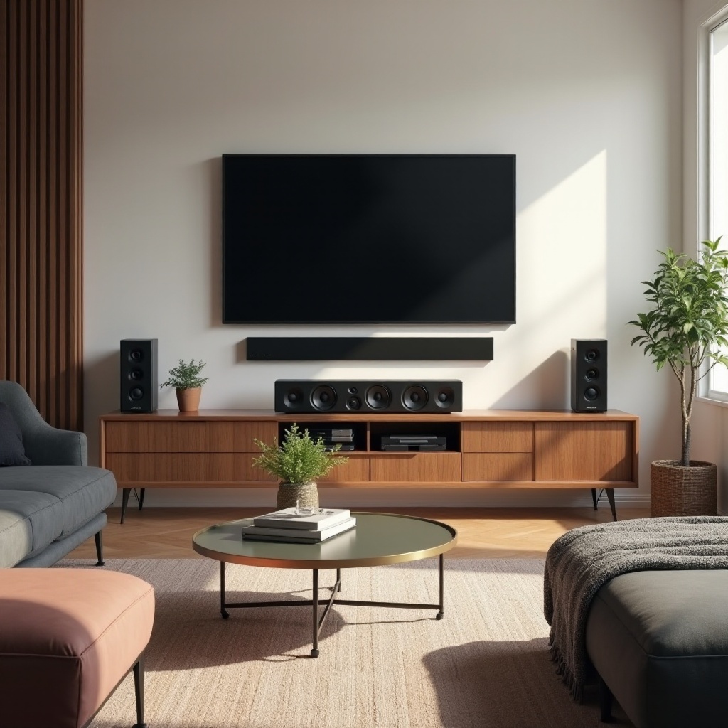 kunnen surround sound speakers achter je worden gekanteld 5.1